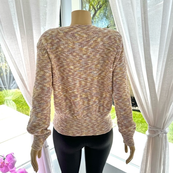KappAhl Multicolor Marled Long Sleeve Knit Sweater Size M Medium Crew Neck - Picture 5 of 8